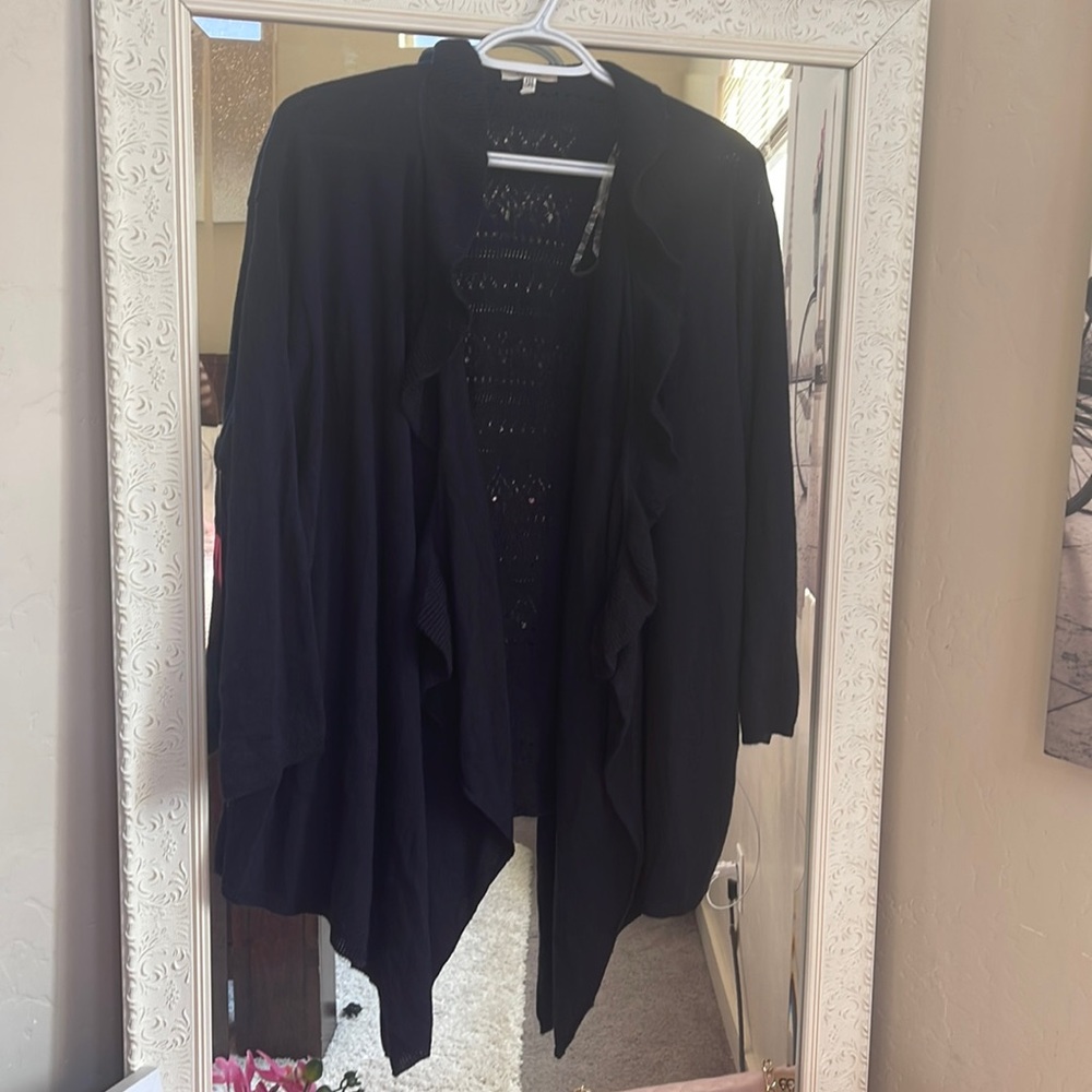 Navy cardigan